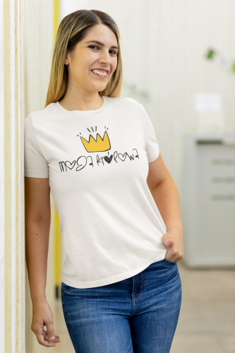 KOSZULKA DAMSKA PREZENT NA DZIEŃ KOBIET MOJA KRÓLOWA TORBA GRATIS 7