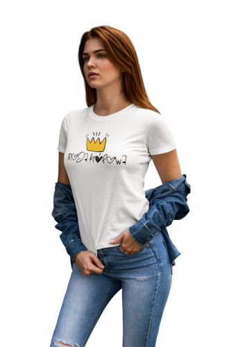 KOSZULKA DAMSKA PREZENT NA DZIEŃ KOBIET MOJA KRÓLOWA TORBA GRATIS 6