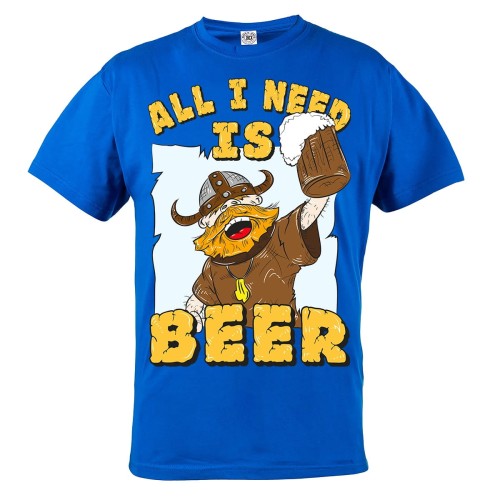 KOSZULKA ŚMIESZNE ALL I NEED IS BEER 3
