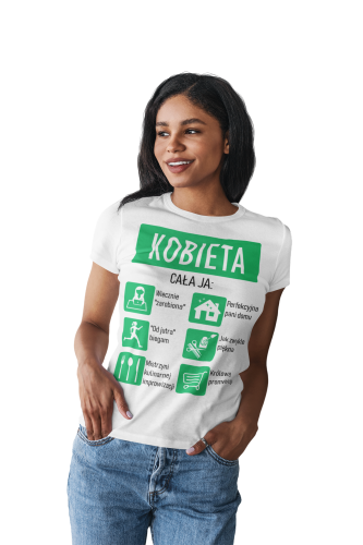 KOSZULKA DAMSKA PREZENT NA DZIEŃ KOBIET CAŁA JA TORBA GRATIS 4