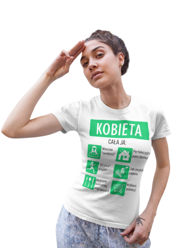 KOSZULKA DAMSKA PREZENT NA DZIEŃ KOBIET CAŁA JA TORBA GRATIS 5