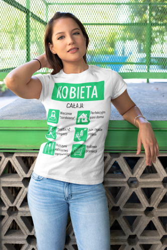 KOSZULKA DAMSKA PREZENT NA DZIEŃ KOBIET CAŁA JA TORBA GRATIS 9