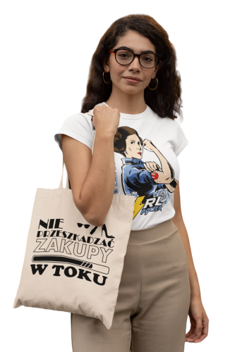 KOSZULKA DAMSKA PREZENT NA DZIEŃ KOBIET GIRL POWER LEIA ORGANA TORBA GRATIS 3