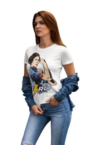 KOSZULKA DAMSKA PREZENT NA DZIEŃ KOBIET GIRL POWER LEIA ORGANA TORBA GRATIS 6