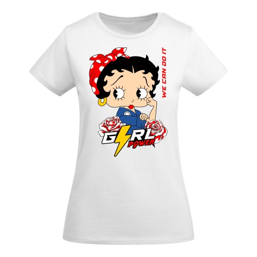 KOSZULKA DAMSKA PREZENT NA DZIEŃ KOBIET GIRL POWER PIN UP GIRL TORBA GRATIS 2