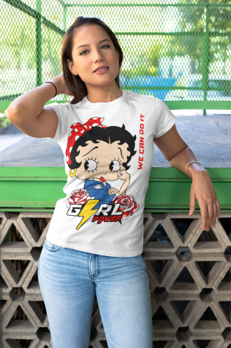 KOSZULKA DAMSKA PREZENT NA DZIEŃ KOBIET GIRL POWER PIN UP GIRL TORBA GRATIS 9