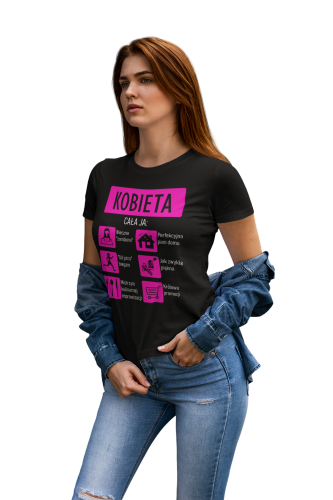 KOSZULKA DAMSKA PREZENT NA DZIEŃ KOBIET CAŁA JA TORBA GRATIS 6