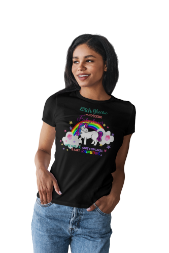KOSZULKA DAMSKA PREZENT NA DZIEŃ KOBIET JEDNOROŻEC UNICORN I'M SO FABULOUS TORBA GRATIS 4
