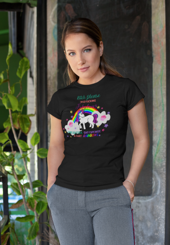 KOSZULKA DAMSKA PREZENT NA DZIEŃ KOBIET JEDNOROŻEC UNICORN I'M SO FABULOUS TORBA GRATIS 7
