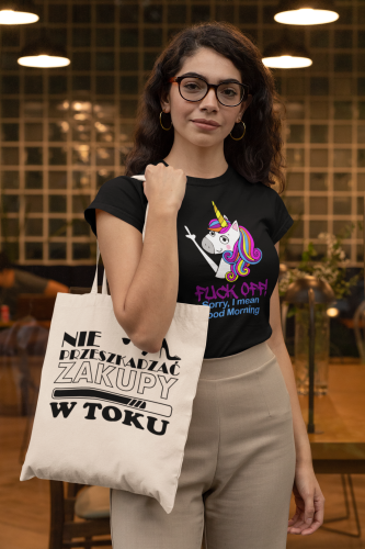 KOSZULKA DAMSKA PREZENT NA DZIEŃ KOBIET JEDNOROŻEC UNICORN FUCK OFF TORBA GRATIS 8