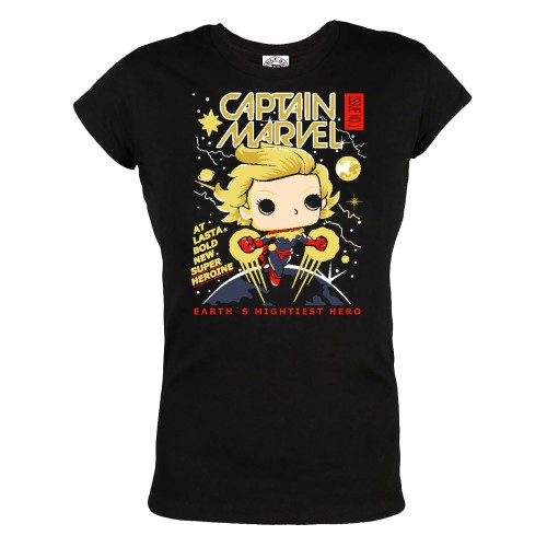 MARVEL KOSZULKA DAMSKA CAPITAN MARVEL  EARTH'S MIGHTIEST HERO 