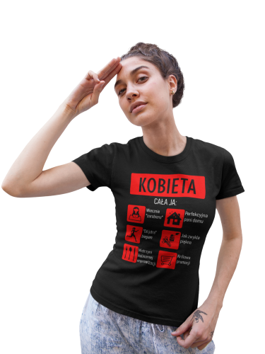 KOSZULKA DAMSKA PREZENT NA DZIEŃ KOBIET CAŁA JA TORBA GRATIS 5