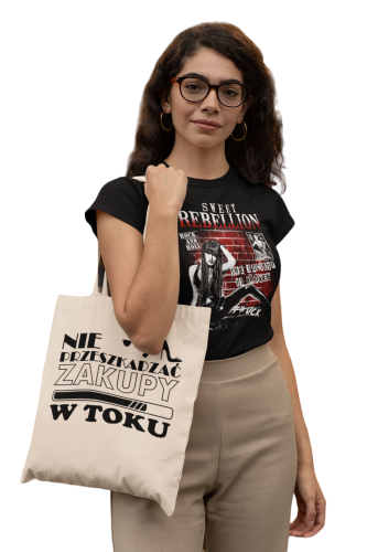 KOSZULKA DAMSKA PREZENT NA DZIEŃ KOBIET DLA ZBUNTOWANEJ KOBIETY SWEET REBELLION TORBA GRATIS 3