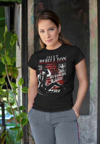 KOSZULKA DAMSKA PREZENT NA DZIEŃ KOBIET DLA ZBUNTOWANEJ KOBIETY SWEET REBELLION TORBA GRATIS 7