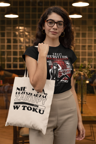 KOSZULKA DAMSKA PREZENT NA DZIEŃ KOBIET DLA ZBUNTOWANEJ KOBIETY SWEET REBELLION TORBA GRATIS 8