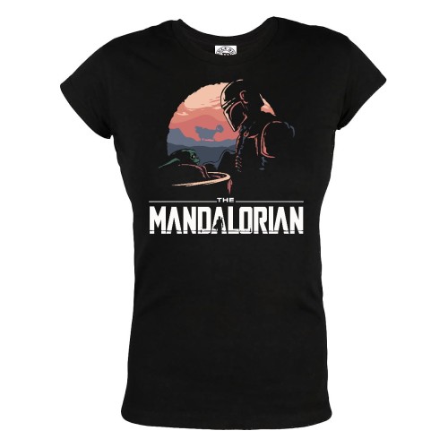 KOSZULKA DAMSKA SERIALOWA STAR WARS THE MANDALORIAN GROGU 