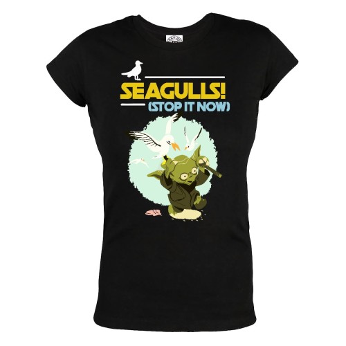 KOSZULKA DAMSKA FILMOWA STAR WARS GWIEZDNE WOJNY SEAGULLS MISTRZ YODA 