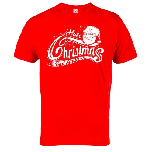 KOSZULKA ŚWIĄTECZNA HATE CHRISTMAS BAD SANTA 3