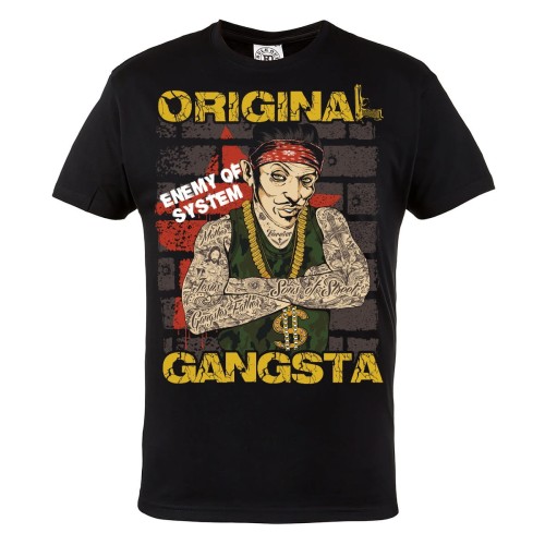 KOSZULKA MĘSKA ORIGINAL GANGSTA HOOLIGANS ENEMY OF SYSTEM 1
