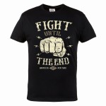 KOSZULKA MĘSKA GANGSTA HOOLIGANS ULTRAS FIGHT UNTIL THE END