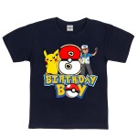 KOSZULKA DZIECIĘCA URODZINOWA DLA CHŁOPCA 8 URODZINY POKEMON ASH PIKACHU 