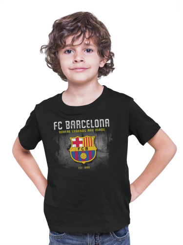 KOSZULKA DZIECIĘCA WHERE LEGENDS ARE MADE FC BARCELONA 1