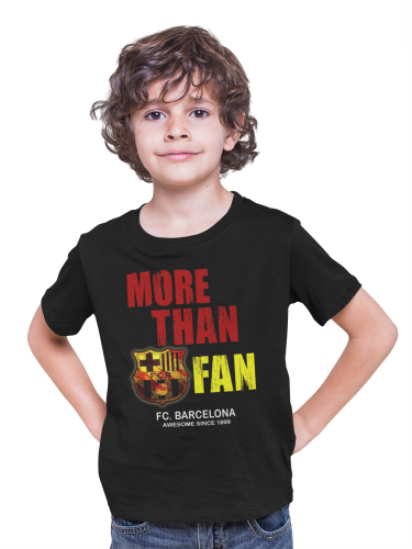 KOSZULKA DZIECIĘCA MORE THAN FAN - FC BARCELONA 