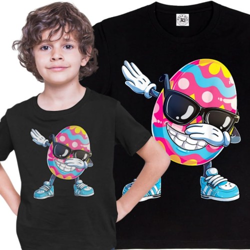 DZIECIĘCA KOSZULKA ŚWIĄTECZNA WIELKANOC EASTER PISANKA DABBING 1