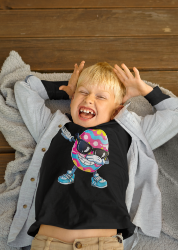 DZIECIĘCA KOSZULKA ŚWIĄTECZNA WIELKANOC EASTER PISANKA DABBING 9