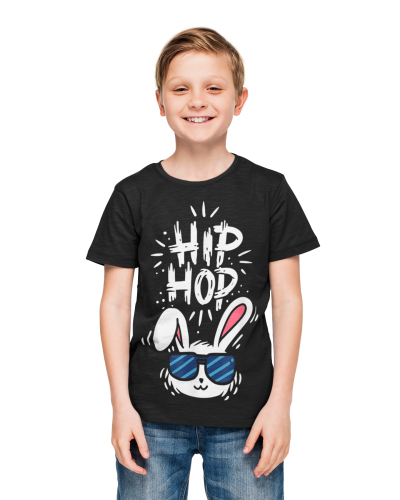 DZIECIĘCA KOSZULKA ŚWIĄTECZNA WIELKANOC EASTER ZAJĄCZEK HIP HOP 4