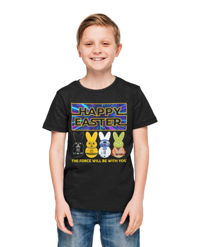 DZIECIĘCA KOSZULKA ŚWIĄTECZNA WIELKANOC HAPPY EASTER STAR WARS 4