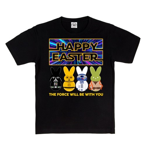 DZIECIĘCA KOSZULKA ŚWIĄTECZNA WIELKANOC HAPPY EASTER STAR WARS 2
