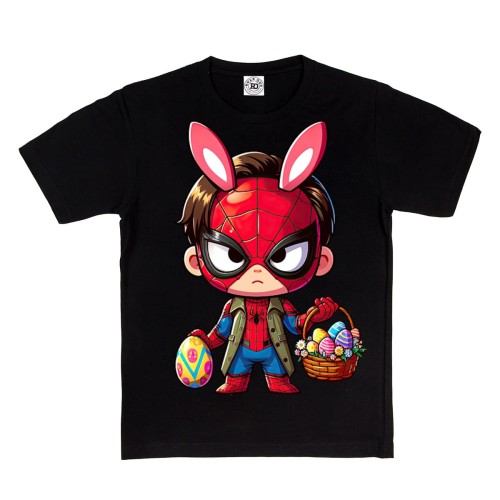 DZIECIĘCA KOSZULKA ŚWIĄTECZNA WIELKANOC SPIDER MAN Z PISANKAMI 2