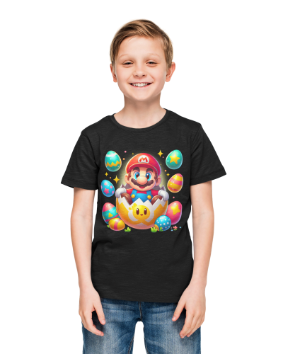 DZIECIĘCA KOSZULKA ŚWIĄTECZNA WIELKANOC MARIO BROS W PISANCE 4