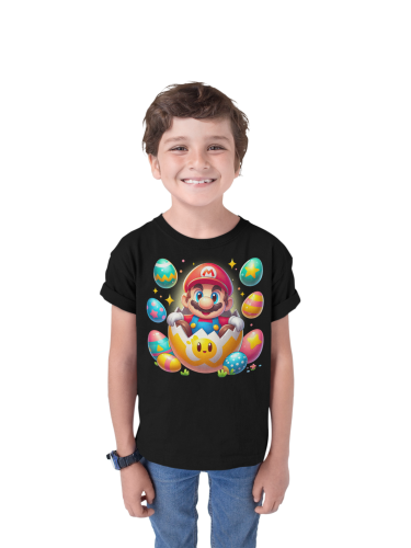 DZIECIĘCA KOSZULKA ŚWIĄTECZNA WIELKANOC MARIO BROS W PISANCE 5