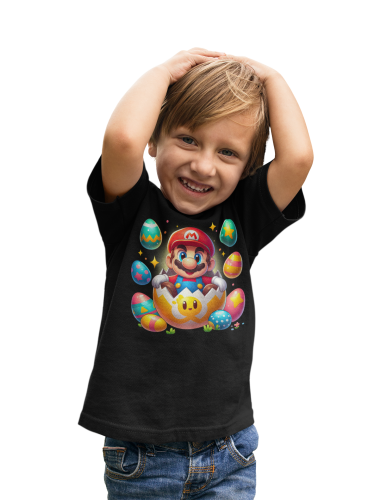 DZIECIĘCA KOSZULKA ŚWIĄTECZNA WIELKANOC MARIO BROS W PISANCE 6