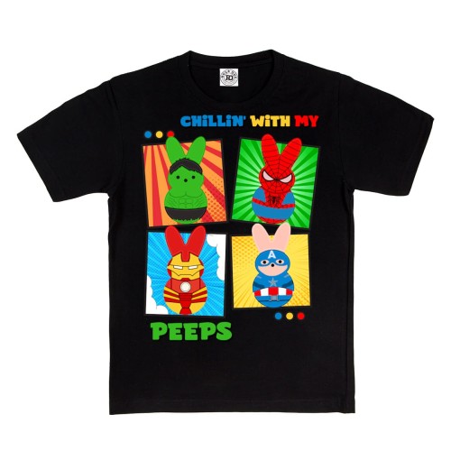 DZIECIĘCA KOSZULKA ŚWIĄTECZNA WIELKANOC BOHATEROWIE MAVELA PISANKI 2