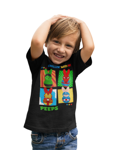 DZIECIĘCA KOSZULKA ŚWIĄTECZNA WIELKANOC BOHATEROWIE MAVELA PISANKI 6