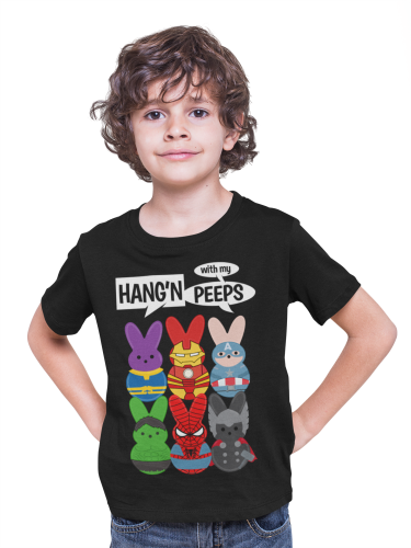 DZIECIĘCA KOSZULKA ŚWIĄTECZNA WIELKANOC PISANKI MAVELA POSTACIE 3