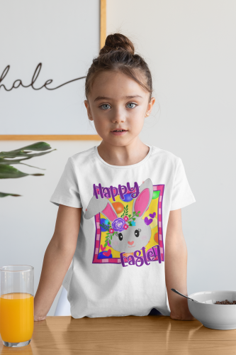 DZIECIĘCA KOSZULKA ŚWIĄTECZNA WIELKANOC ZAJĄCZEK HAPPY EASTER 6