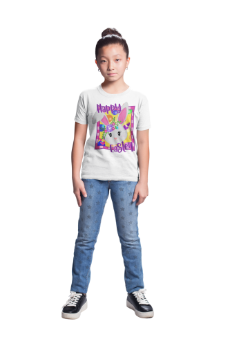 DZIECIĘCA KOSZULKA ŚWIĄTECZNA WIELKANOC ZAJĄCZEK HAPPY EASTER 5