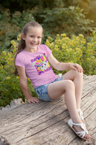 DZIECIĘCA KOSZULKA ŚWIĄTECZNA WIELKANOC ZAJĄCZEK HAPPY EASTER 5