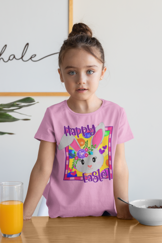 DZIECIĘCA KOSZULKA ŚWIĄTECZNA WIELKANOC ZAJĄCZEK HAPPY EASTER 6