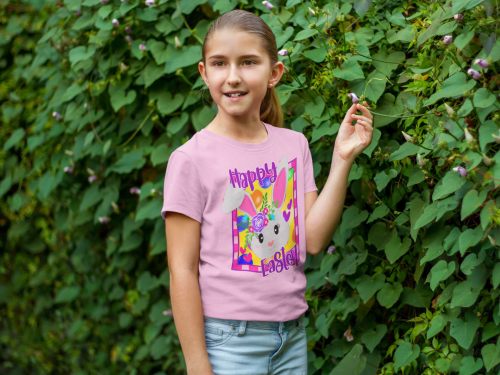 DZIECIĘCA KOSZULKA ŚWIĄTECZNA WIELKANOC ZAJĄCZEK HAPPY EASTER 10