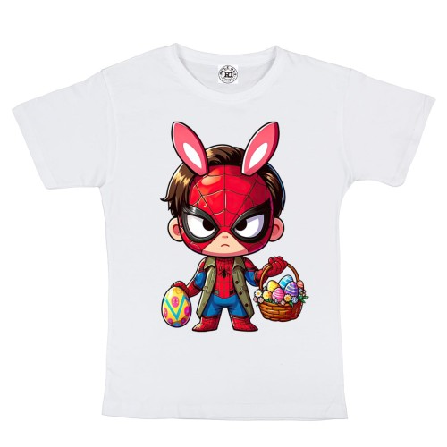 DZIECIĘCA KOSZULKA ŚWIĄTECZNA WIELKANOC SPIDER MAN Z PISANKAMI 2