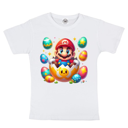 DZIECIĘCA KOSZULKA ŚWIĄTECZNA WIELKANOC MARIO BROS W PISANCE 2