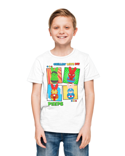 DZIECIĘCA KOSZULKA ŚWIĄTECZNA WIELKANOC BOHATEROWIE MAVELA PISANKI 4