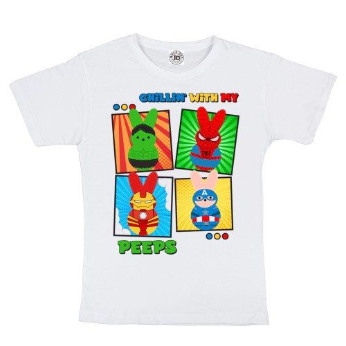 DZIECIĘCA KOSZULKA ŚWIĄTECZNA WIELKANOC BOHATEROWIE MAVELA PISANKI 2