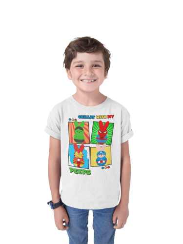 DZIECIĘCA KOSZULKA ŚWIĄTECZNA WIELKANOC BOHATEROWIE MAVELA PISANKI 5