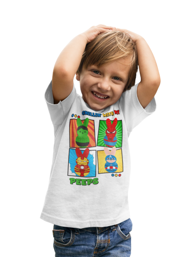 DZIECIĘCA KOSZULKA ŚWIĄTECZNA WIELKANOC BOHATEROWIE MAVELA PISANKI 6